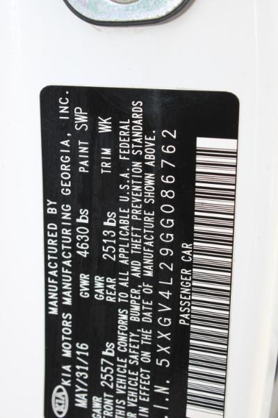 Kia Optima SXL Turbo 2016