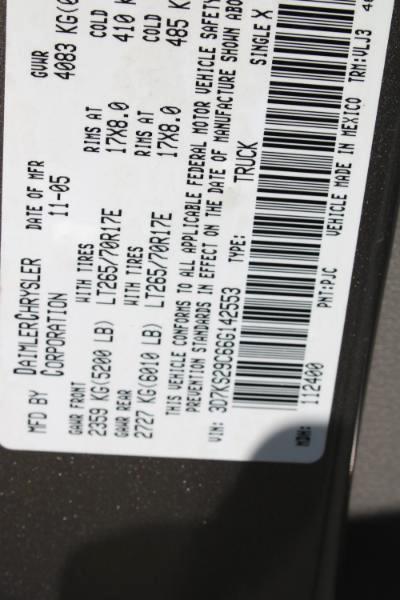 Dodge Ram 2500 Laramie Mega Cab 4WD 2006