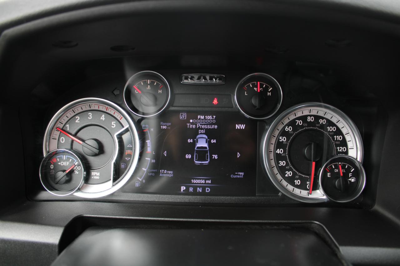 RAM 2500 4WD Mega Cab 160.5" Big Horn 2016