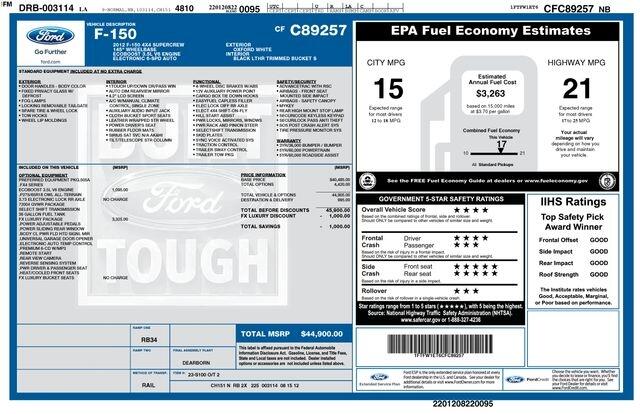 2012 Ford F-150 FX4