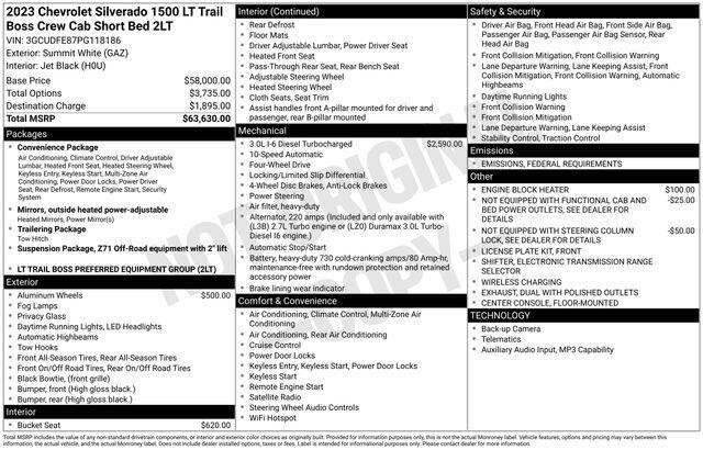 Chevrolet Silverado 1500  2023