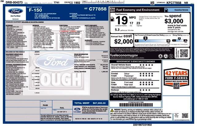 2019 Ford F-150 King Ranch