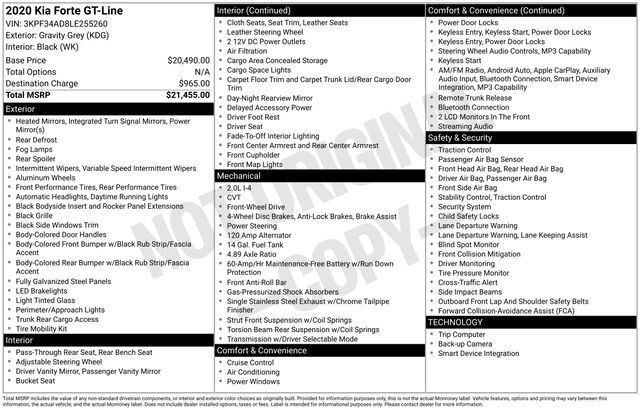 Kia Forte  2020