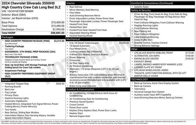 2024 Chevrolet Silverado 3500HD High Country