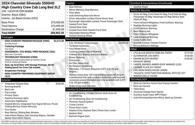 Chevrolet Silverado 3500HD  2024