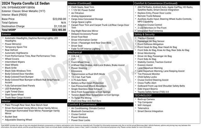 Toyota Corolla  2024