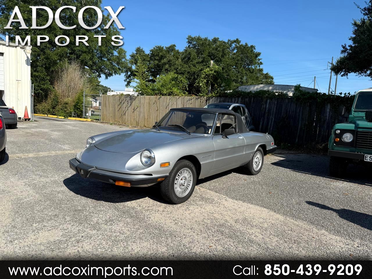 1981 Alfa Romeo Spider Veloce convertible