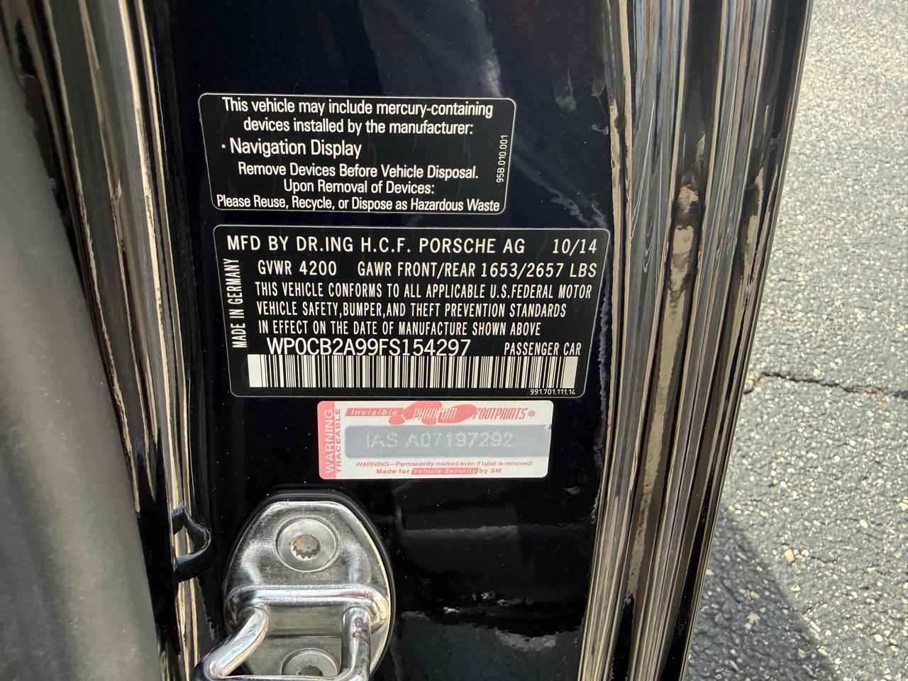 Porsche 911 Carrera S Cabriolet 2015