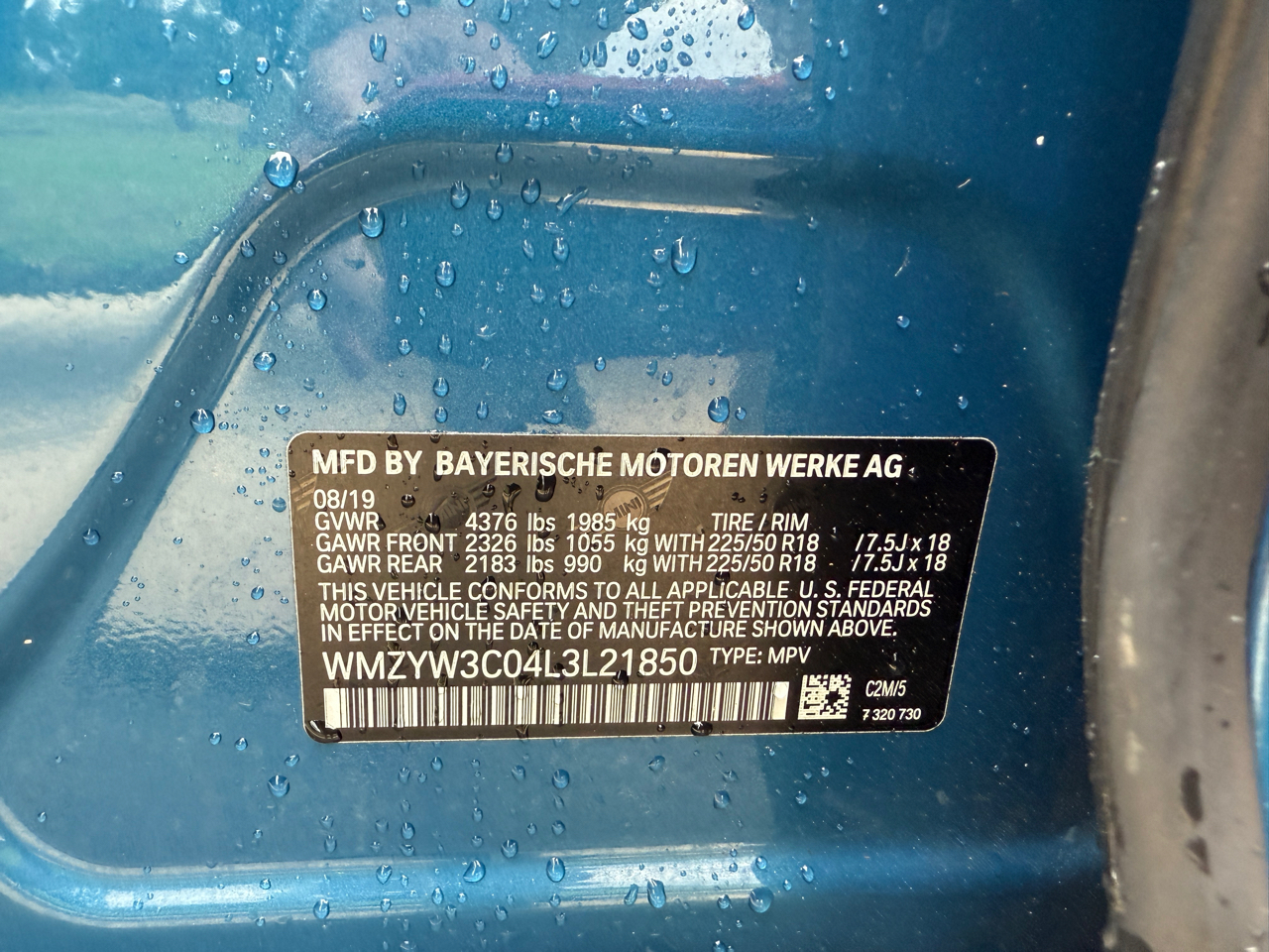 MINI Countryman Oxford Edition FWD 2020 MINI Countryman Oxford Edition FWD 2020