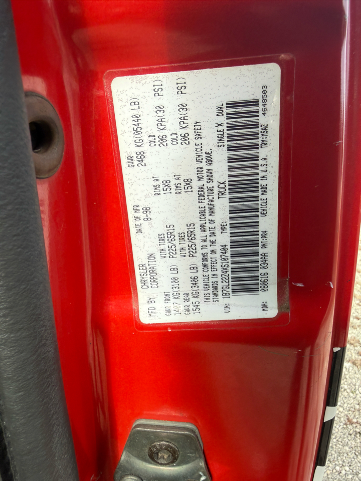 Dodge Dakota Club Cab 2WD 1999