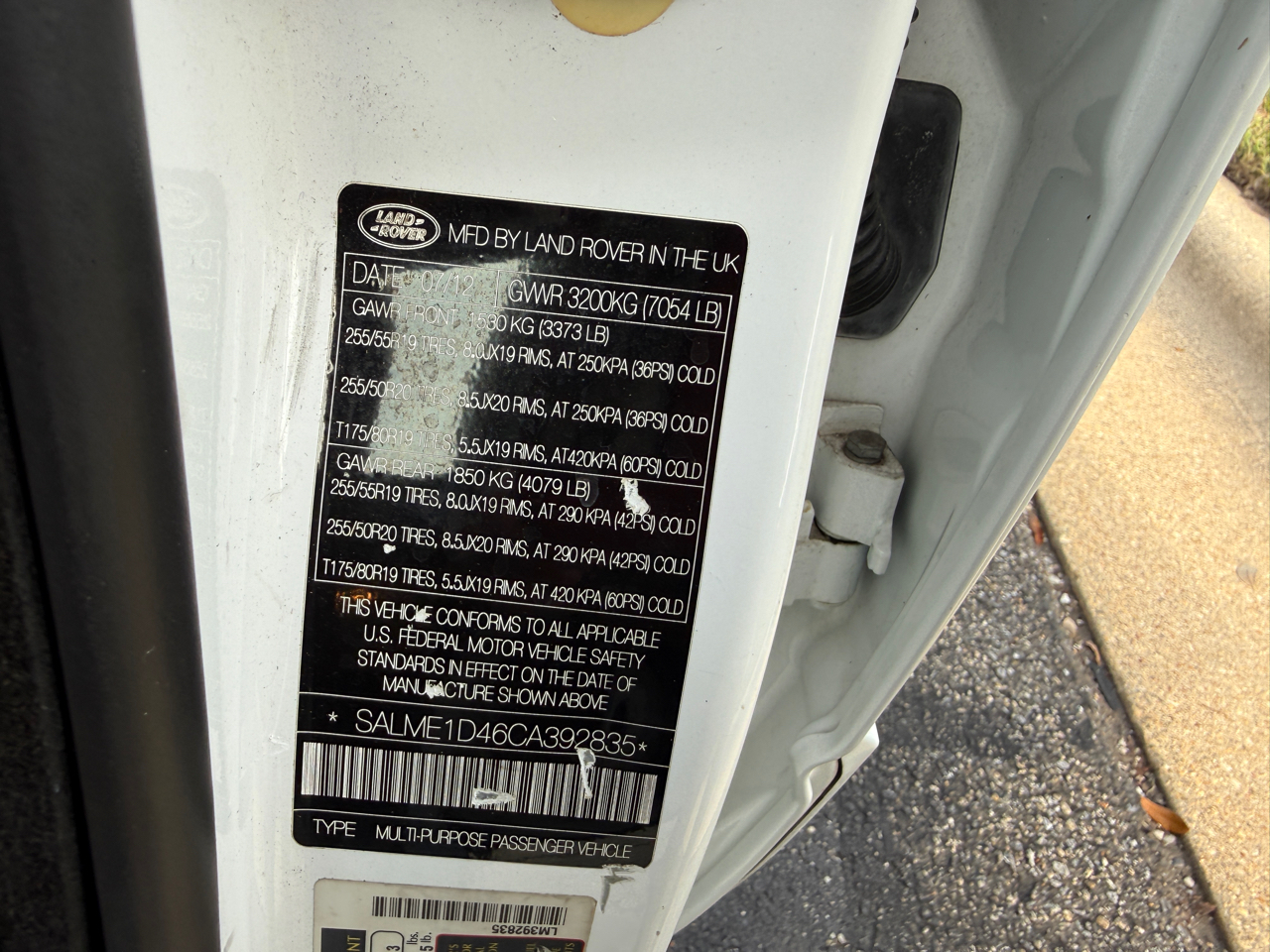 Land Rover Range Rover HSE 2012