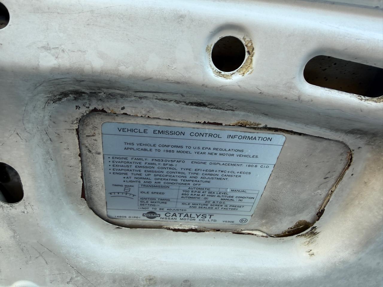 Nissan 300ZX Base 1985