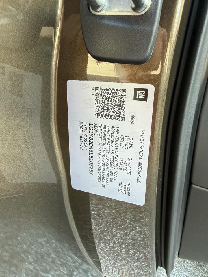 Chevrolet Corvette 3LT Coupe 2020