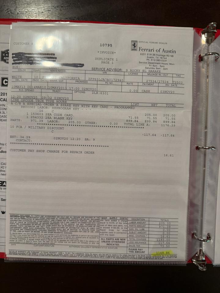 Ferrari California GT 2010