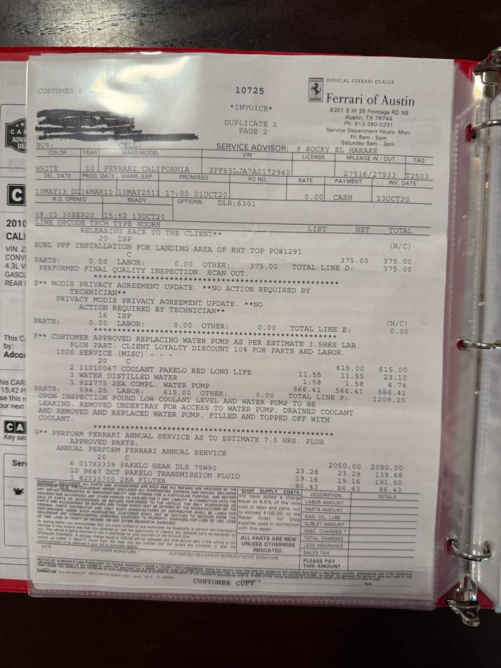 Ferrari California GT 2010