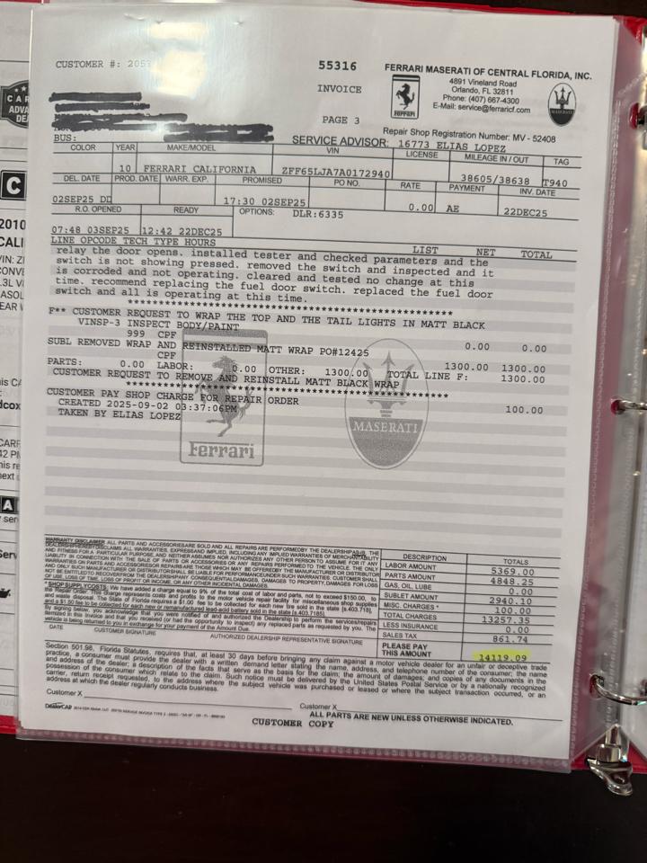 Ferrari California GT 2010