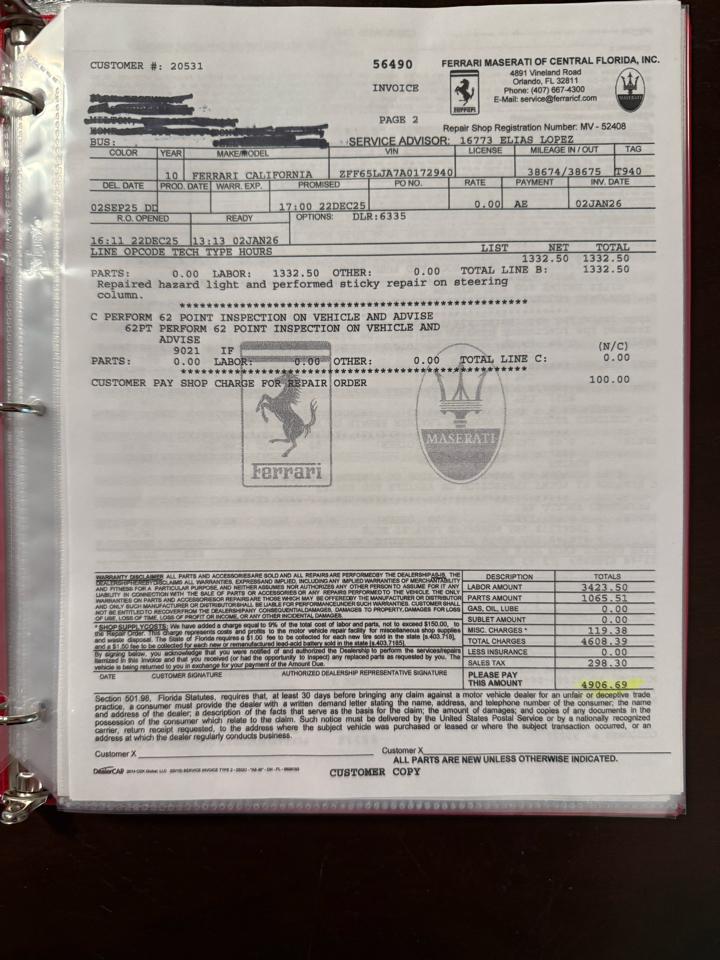 Ferrari California GT 2010