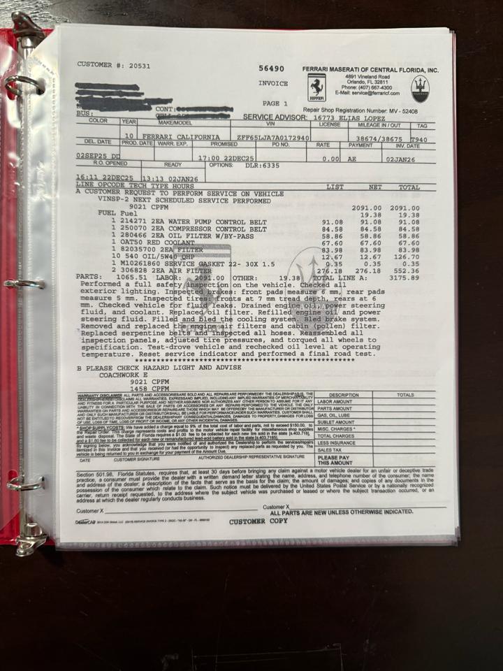 Ferrari California GT 2010