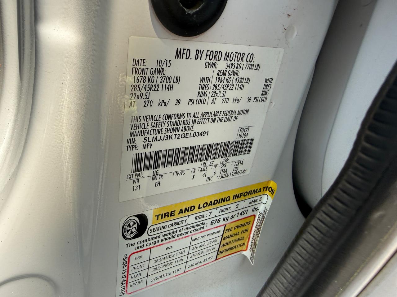 Lincoln Navigator L Reserve 2WD 2016