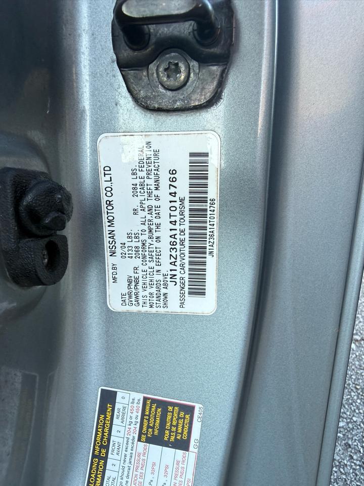 Nissan 350Z Enthusiast Roadster 2004
