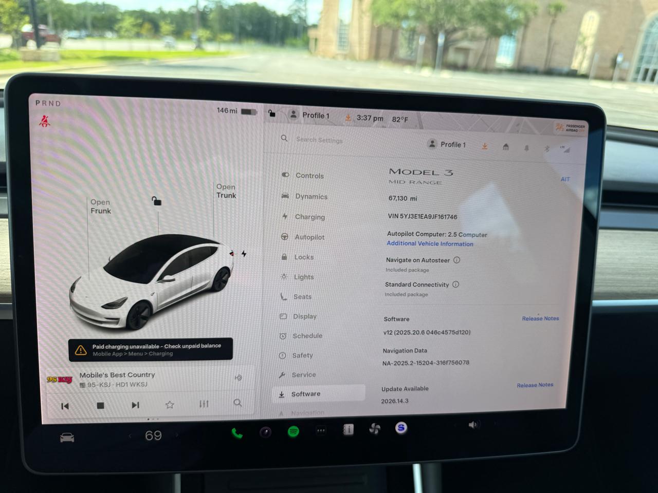 Tesla Model 3 Mid Range 4D Sedan RWD 2018