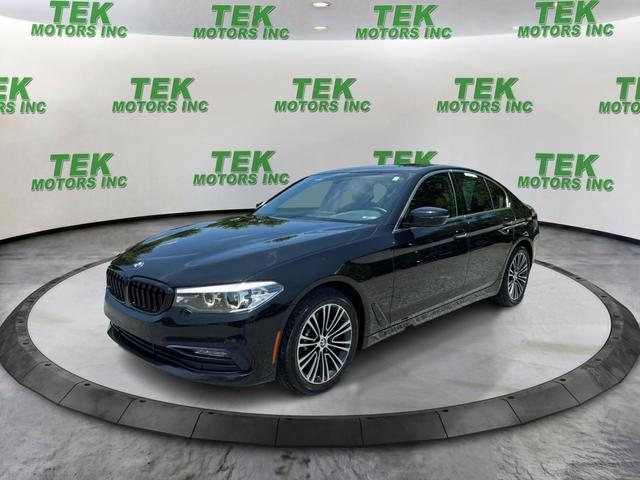Black 2018 BMW 5 Series Sedan All-Wheel Drive Automatic