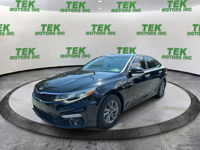 Black 2020 Kia Optima Sedan Front-Wheel Drive Automatic