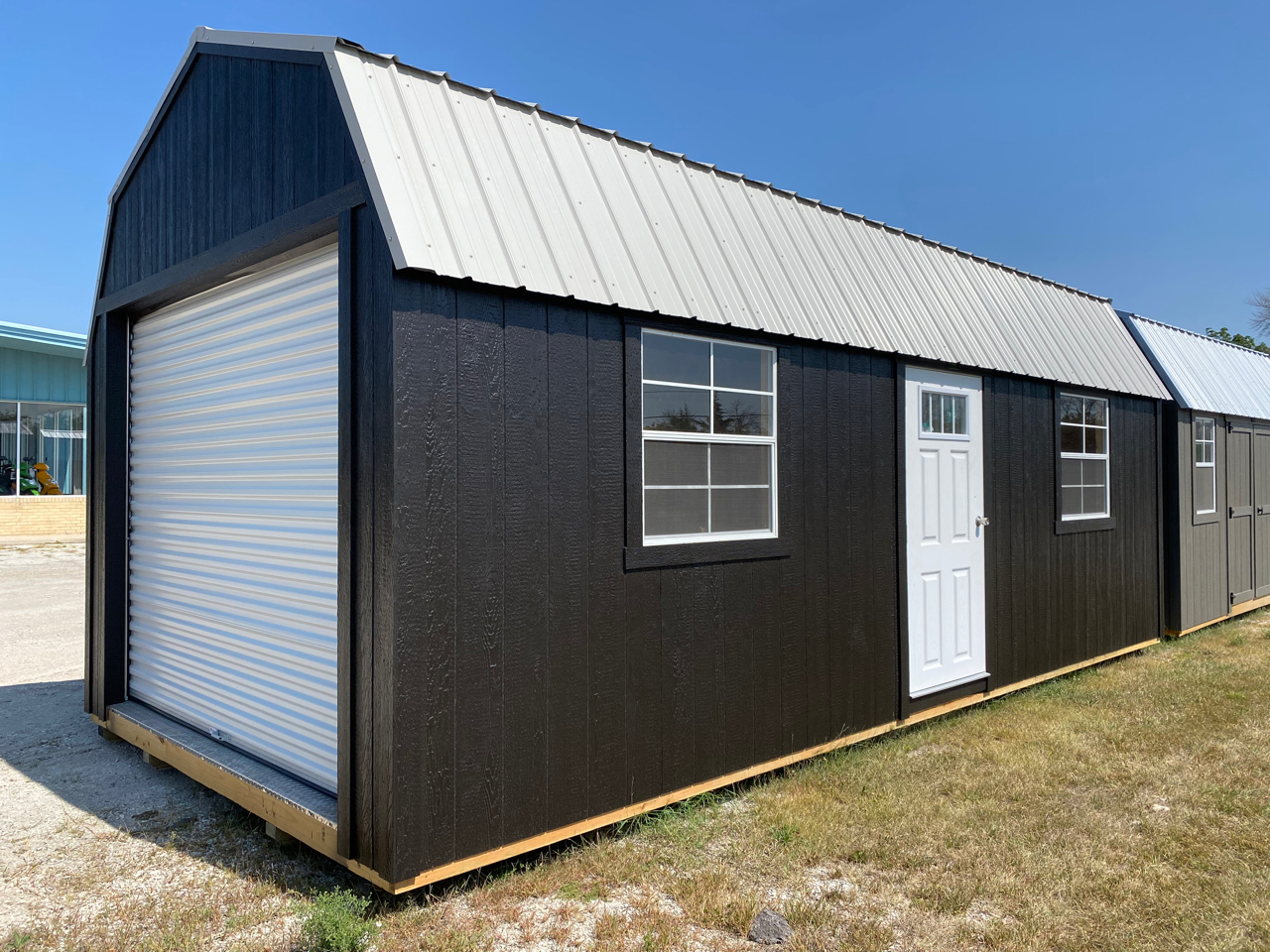 New 2023 Premier Portable Buildings Lofted Garage for Sale in ster