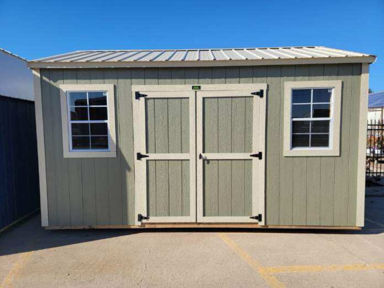 2025 Premier Portable Buildings Side Utility 