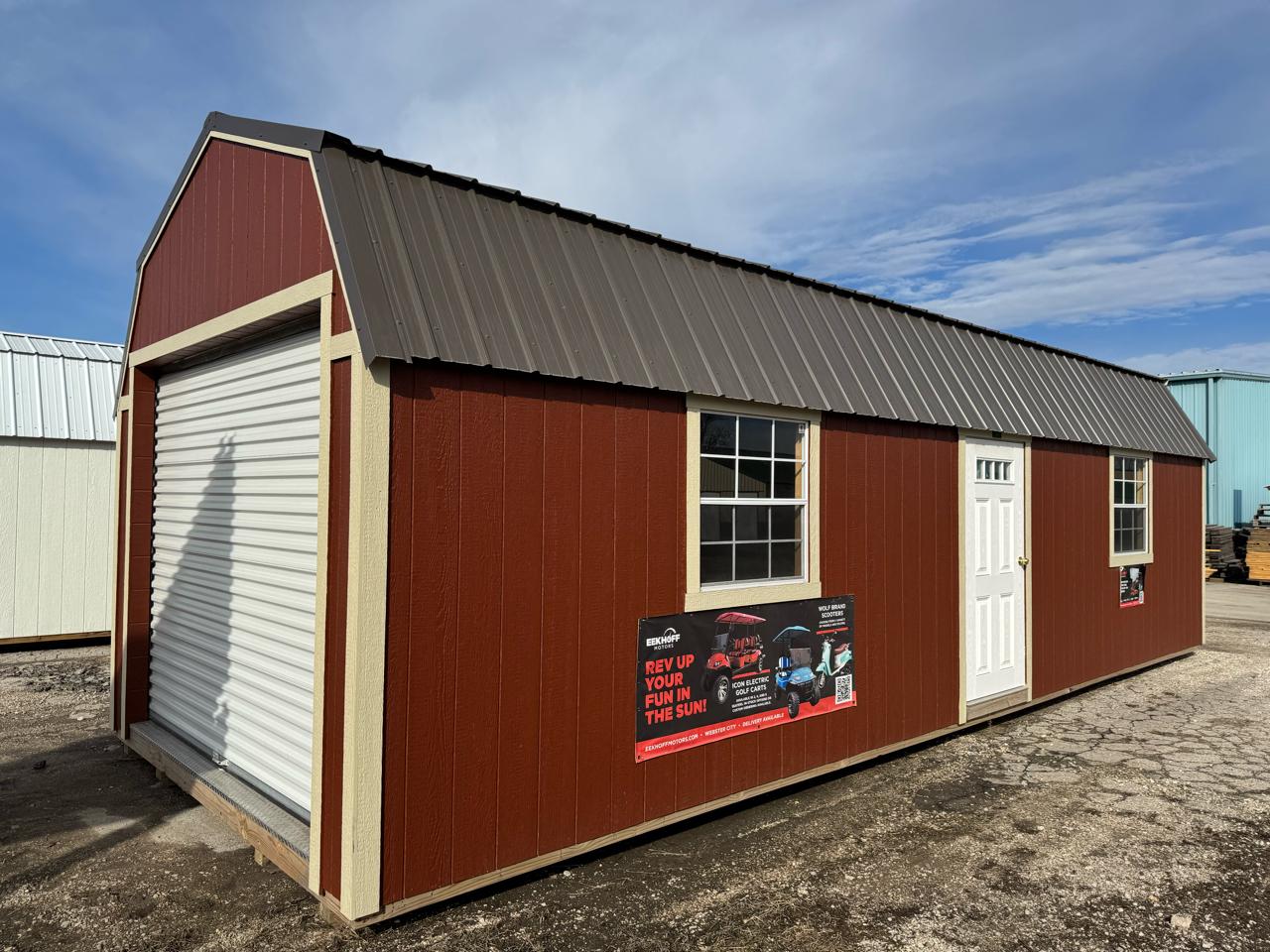 2025 Premier Portable Buildings Lofted Garage 