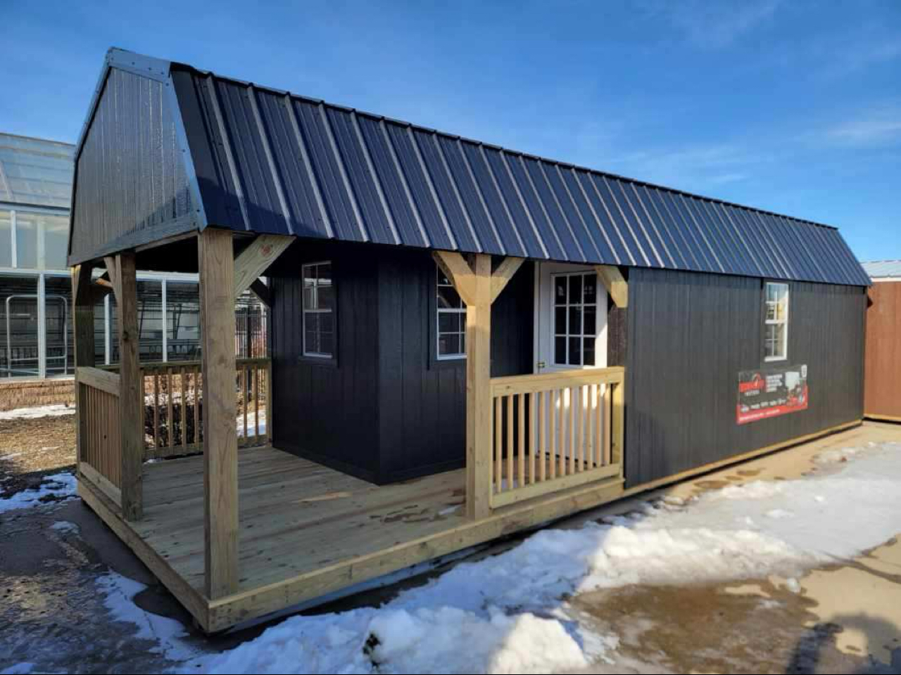2025 Premier Portable Buildings Premier Lofted Barn Cabin 