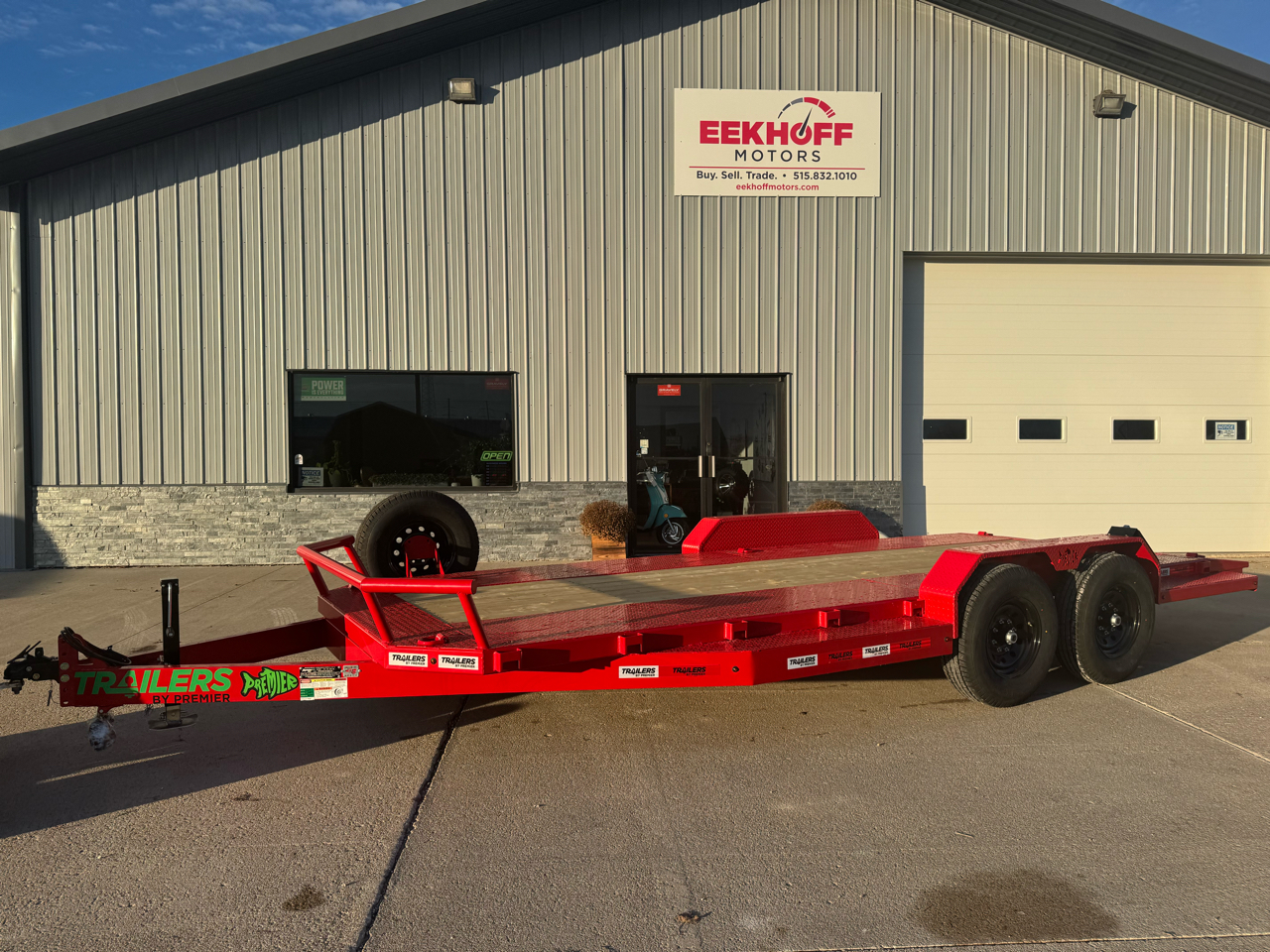 2025 Premier Trailer 20' Car Hauler with 7,000 # Axles