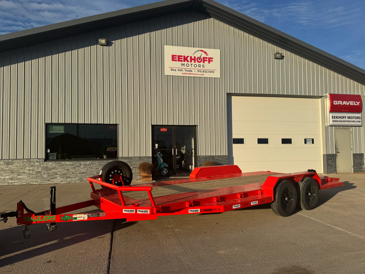 2025 Premier Trailer 20' Car Hauler with 3,500 # Axles