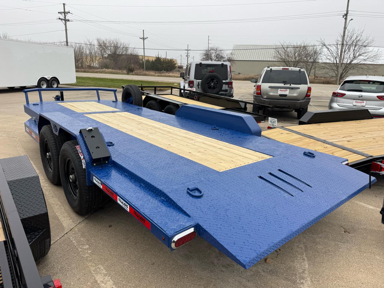 2025 Premier Trailer 20' Tilt Deck Bumper Pull with 7,000 # Axles