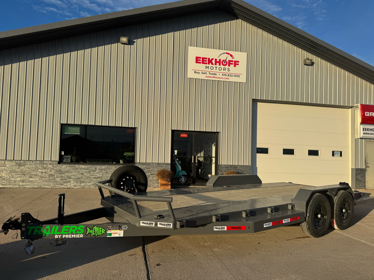 2025 Premier Trailer 20' Car Hauler with 7,000 # Axles
