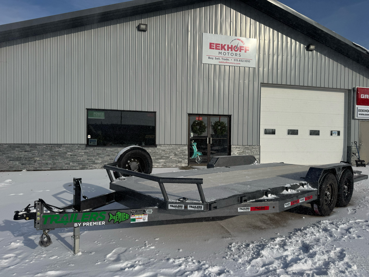 2025 Premier Trailer 20' Car Hauler with 7,000 # Axles