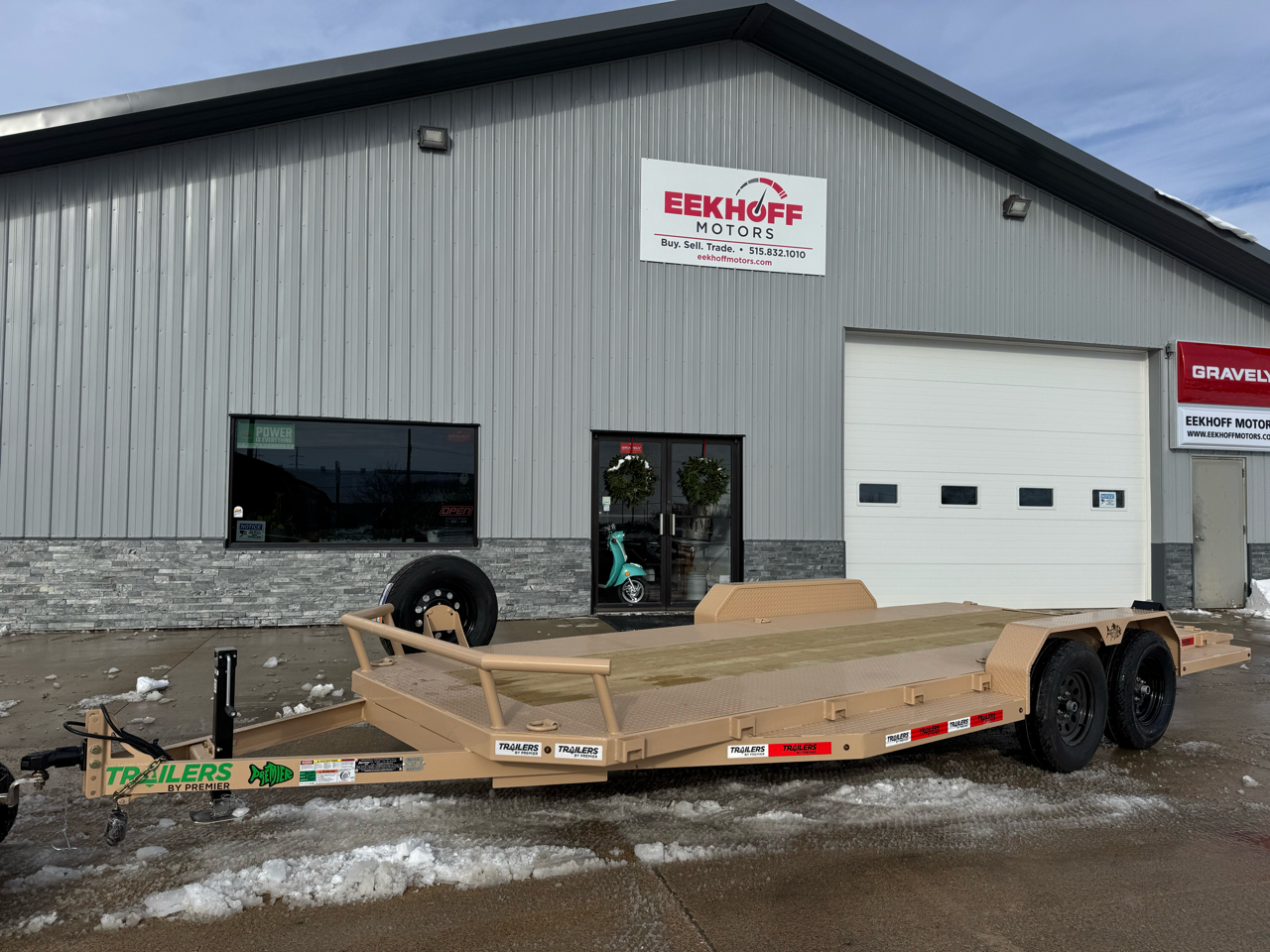 2025 Premier Trailer 20' Car Hauler with 3,500 # Axles