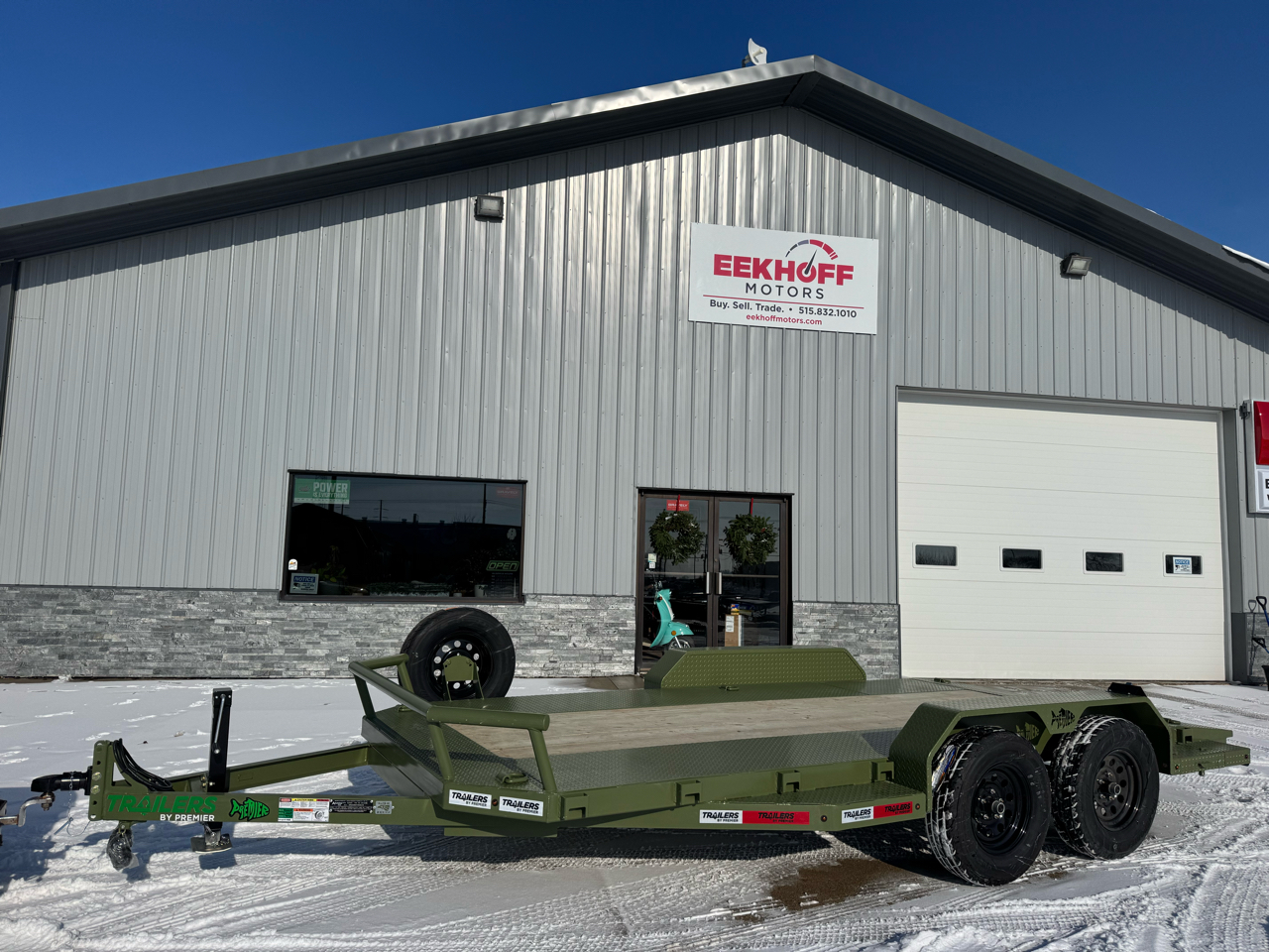 2025 Premier Trailer 16' Car Hauler with 3,500 # Axles