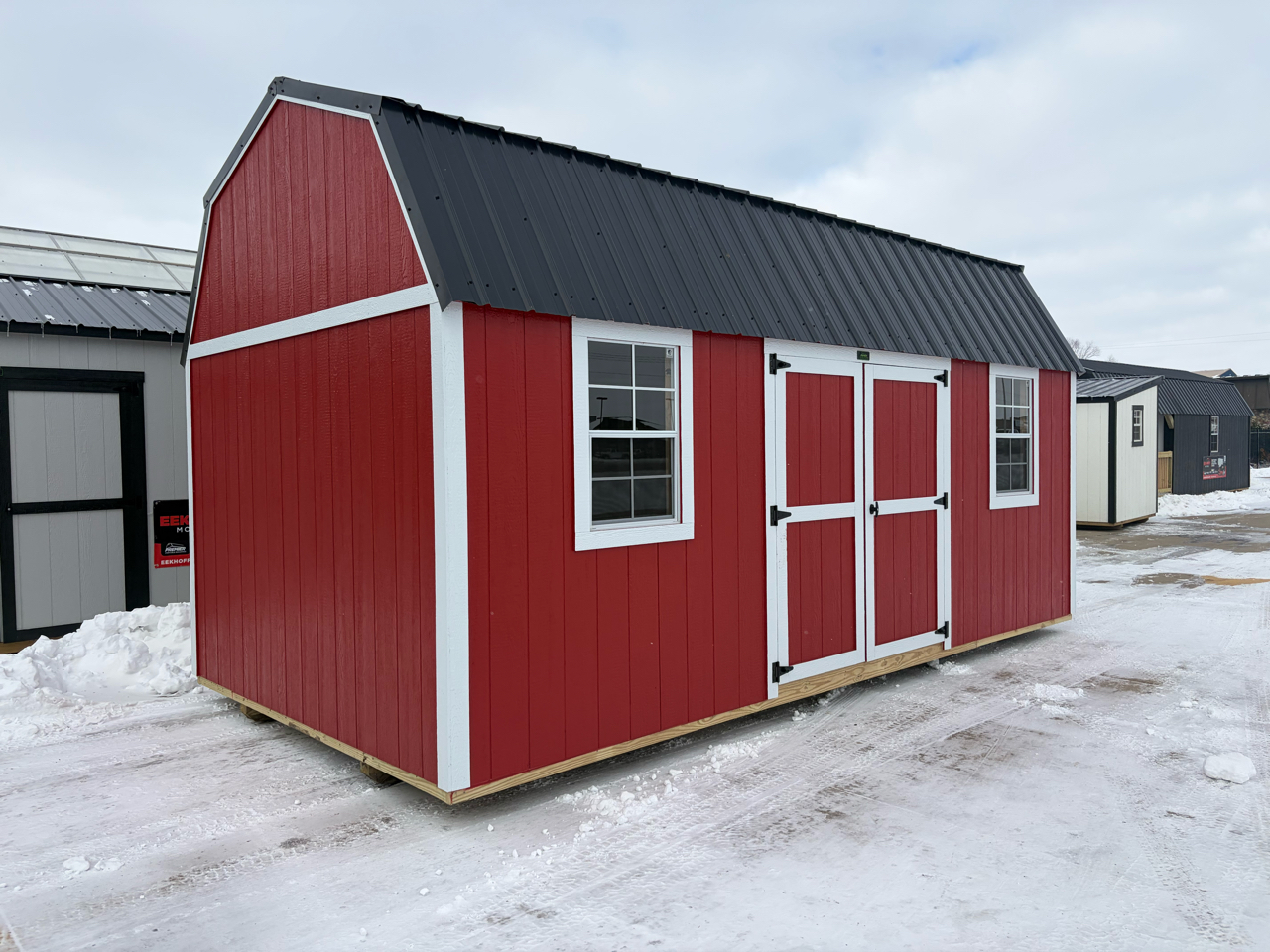 2025 Premier Portable Buildings Side Lofted Barn 