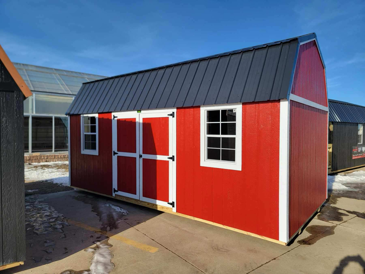 2025 Premier Portable Buildings Side Lofted Barn 