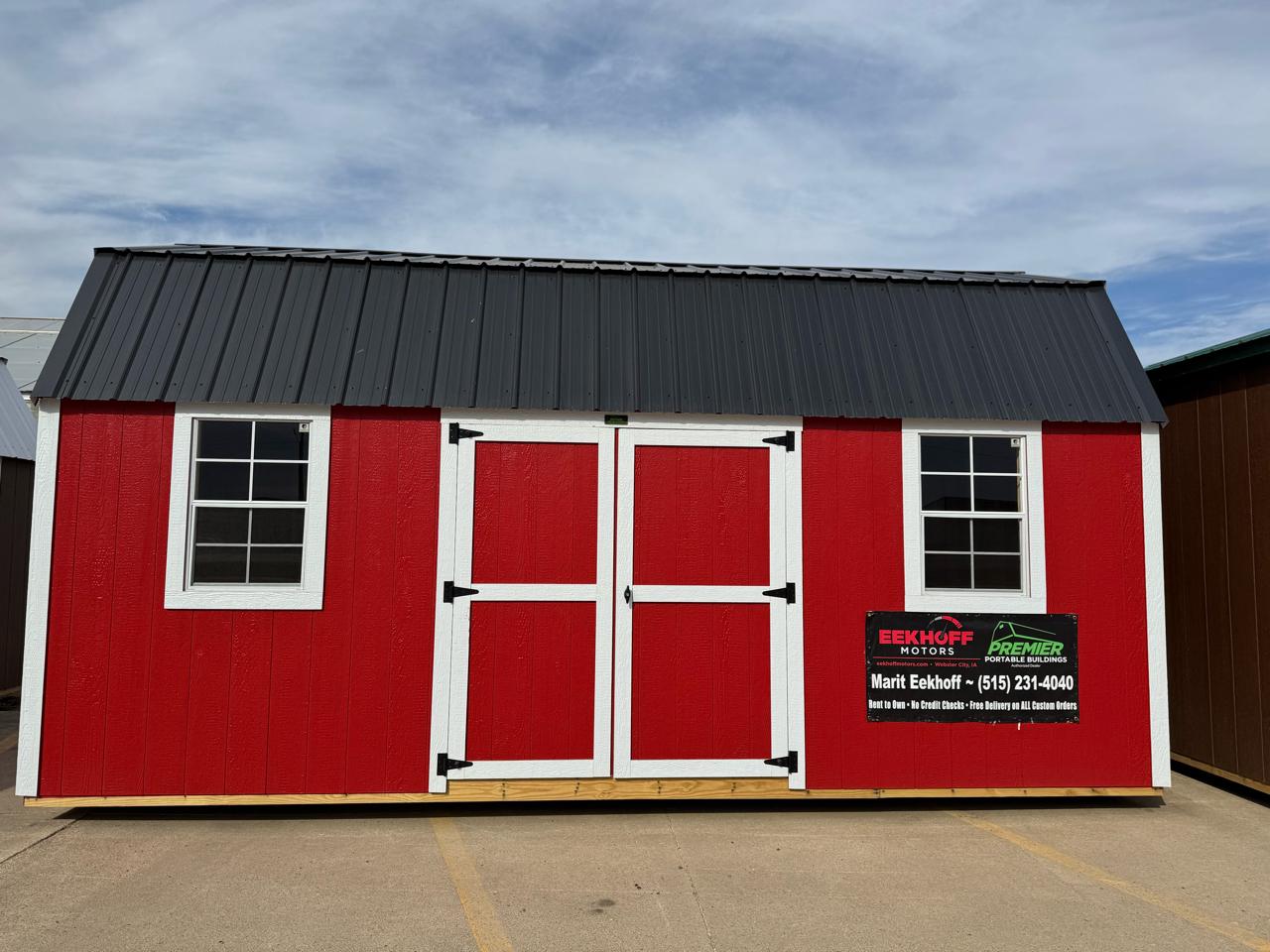 2025 Premier Portable Buildings Side Lofted Barn 