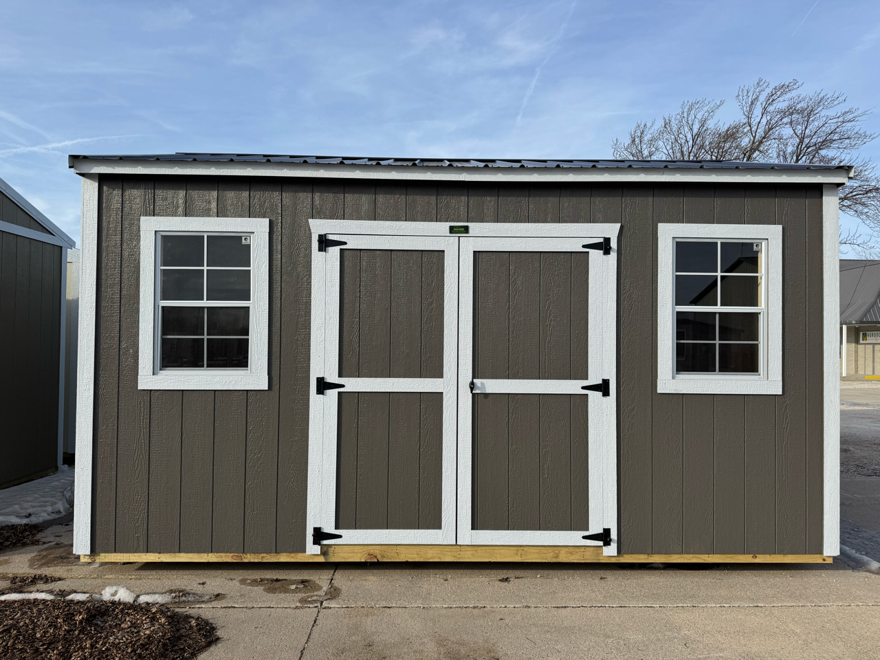 2025 Premier Portable Buildings Side Utility 