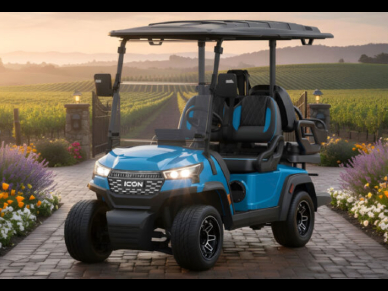 2026 Icon i40 X 51V Lithium Four Seater Golf Cart