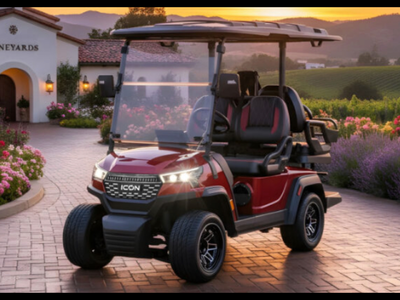 2026 Icon i40 X 51V Lithium Four Seater Golf Cart