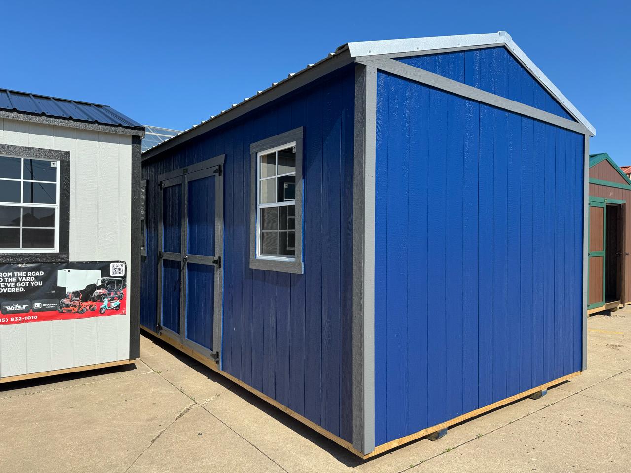 2025 Premier Portable Buildings Side Utility 