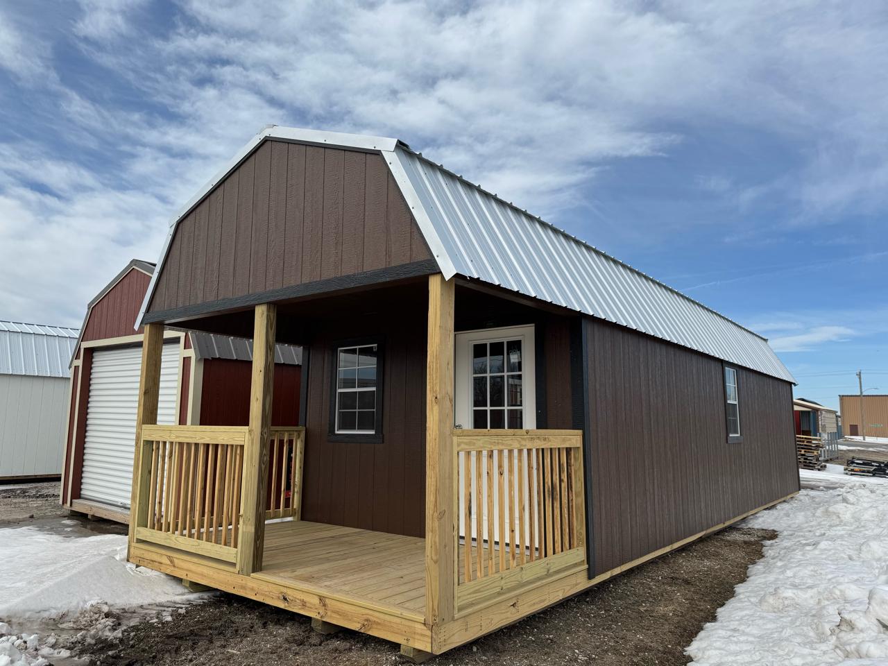 Premier Portable Buildings Lofted Barn Cabin  2025