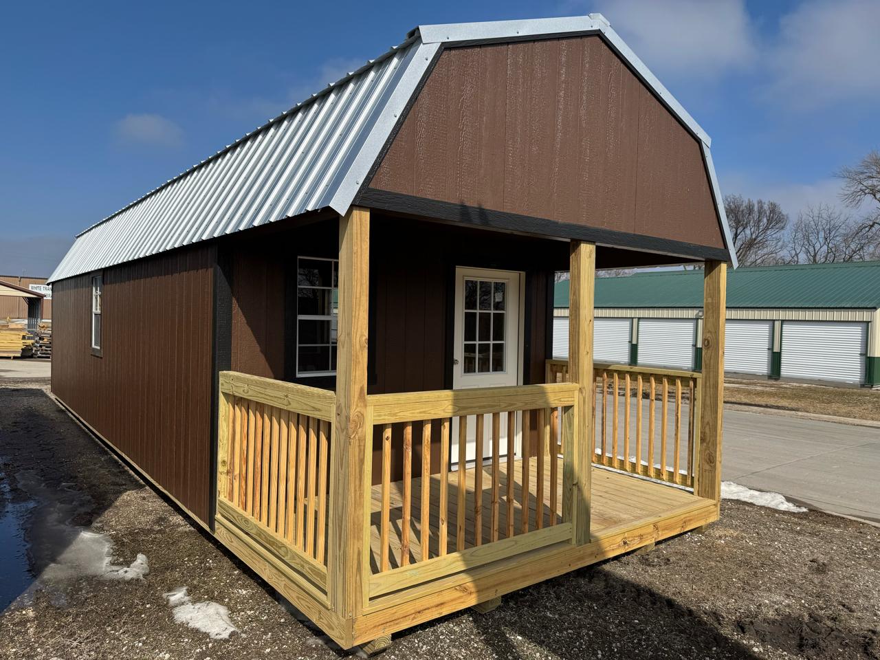 2025 Premier Portable Buildings Lofted Barn Cabin 