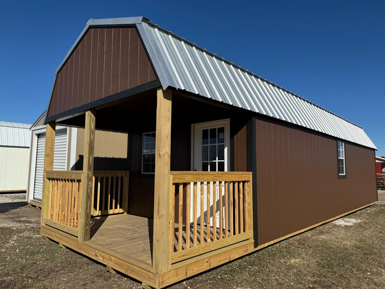 2025 Premier Portable Buildings Lofted Barn Cabin 