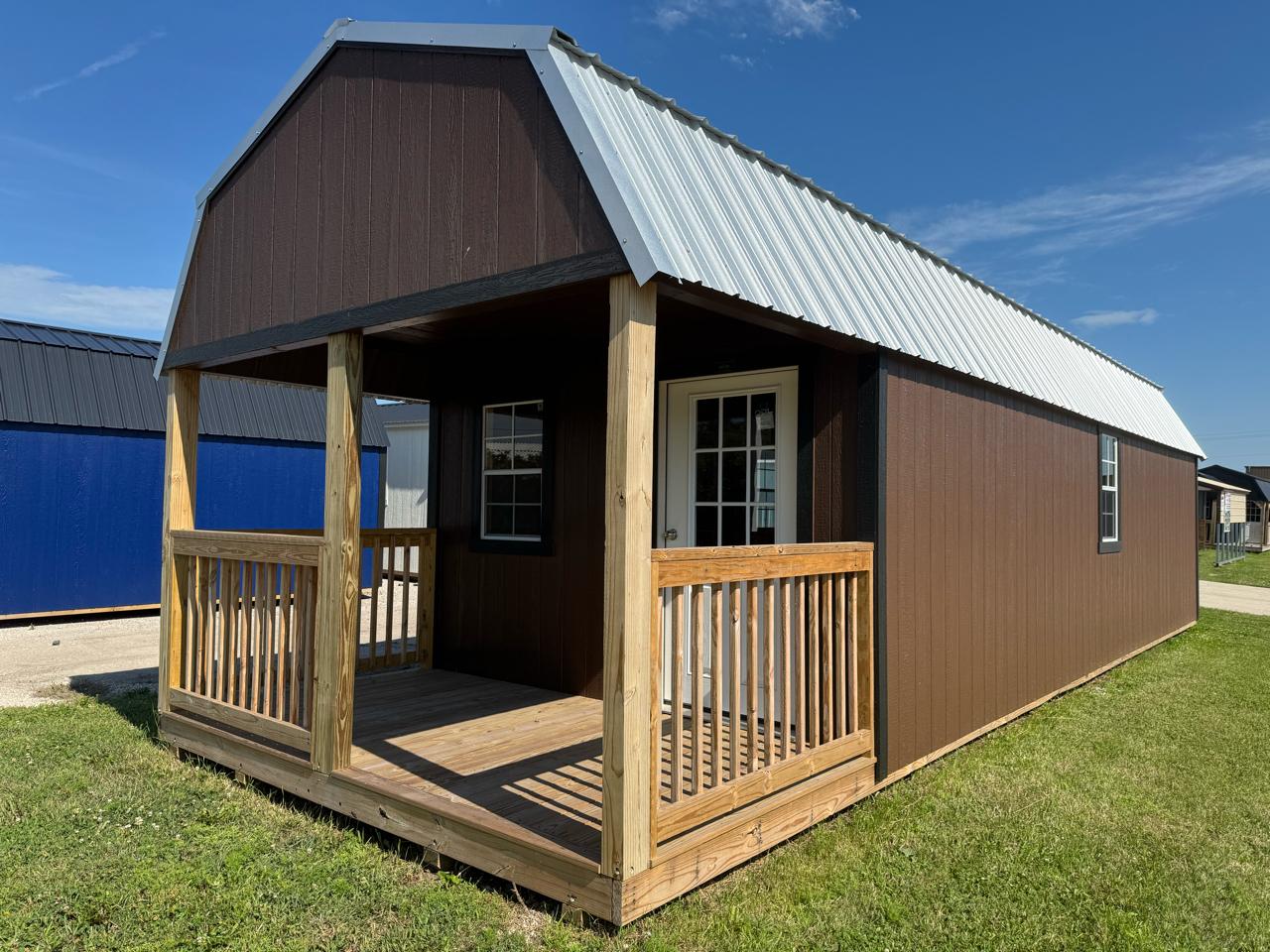 2025 Premier Portable Buildings Lofted Barn Cabin 