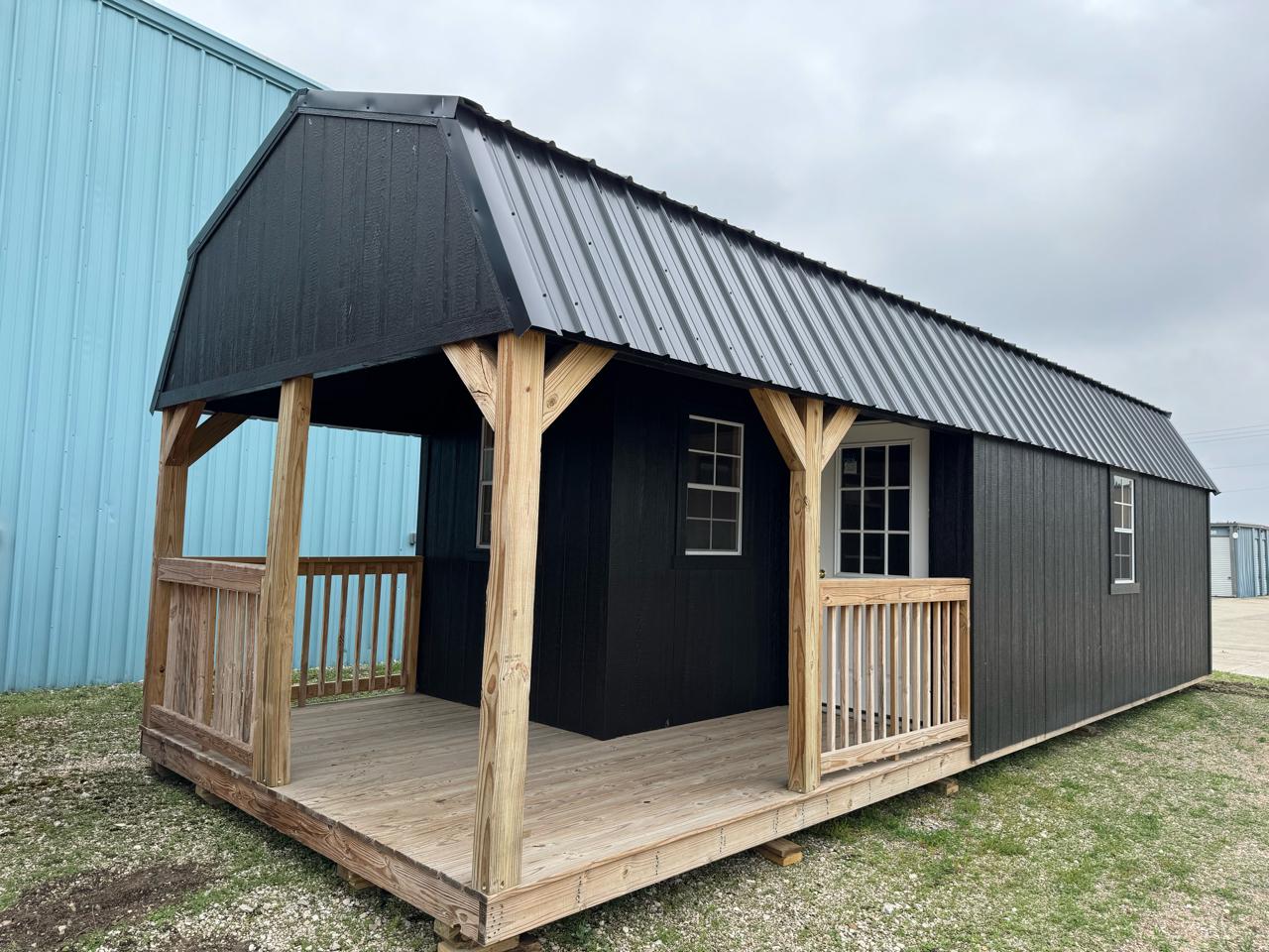 2025 Premier Portable Buildings Premier Lofted Barn Cabin 